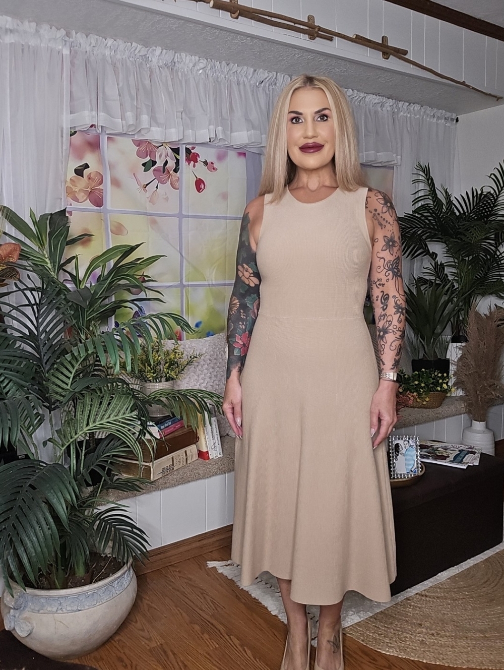 Sleeveless Midi Dress